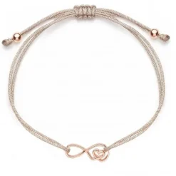 Schmuckladen Muttertagsgeschenk-Set - Stoffarmbänder "für immer Liebe" 925 Sterling^ Muttertag|Schmuck