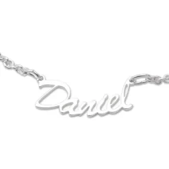 Schmuckladen Namensfußkette aus Silber^ Schmuck