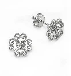 Schmuckladen Ohrring Ornament - 925 Sterlingsilber^ Ohrstecker|Schmuck