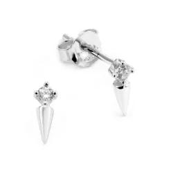 Schmuckladen Ohrringe Charmed mit Zirkonia - 925 Sterlingsilber^ Ohrstecker|Schmuck
