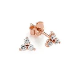 Schmuckladen Ohrstecker Bloom mit Zirkonia - 925 Sterlingsilber^ Weihnachten|Schmuck
