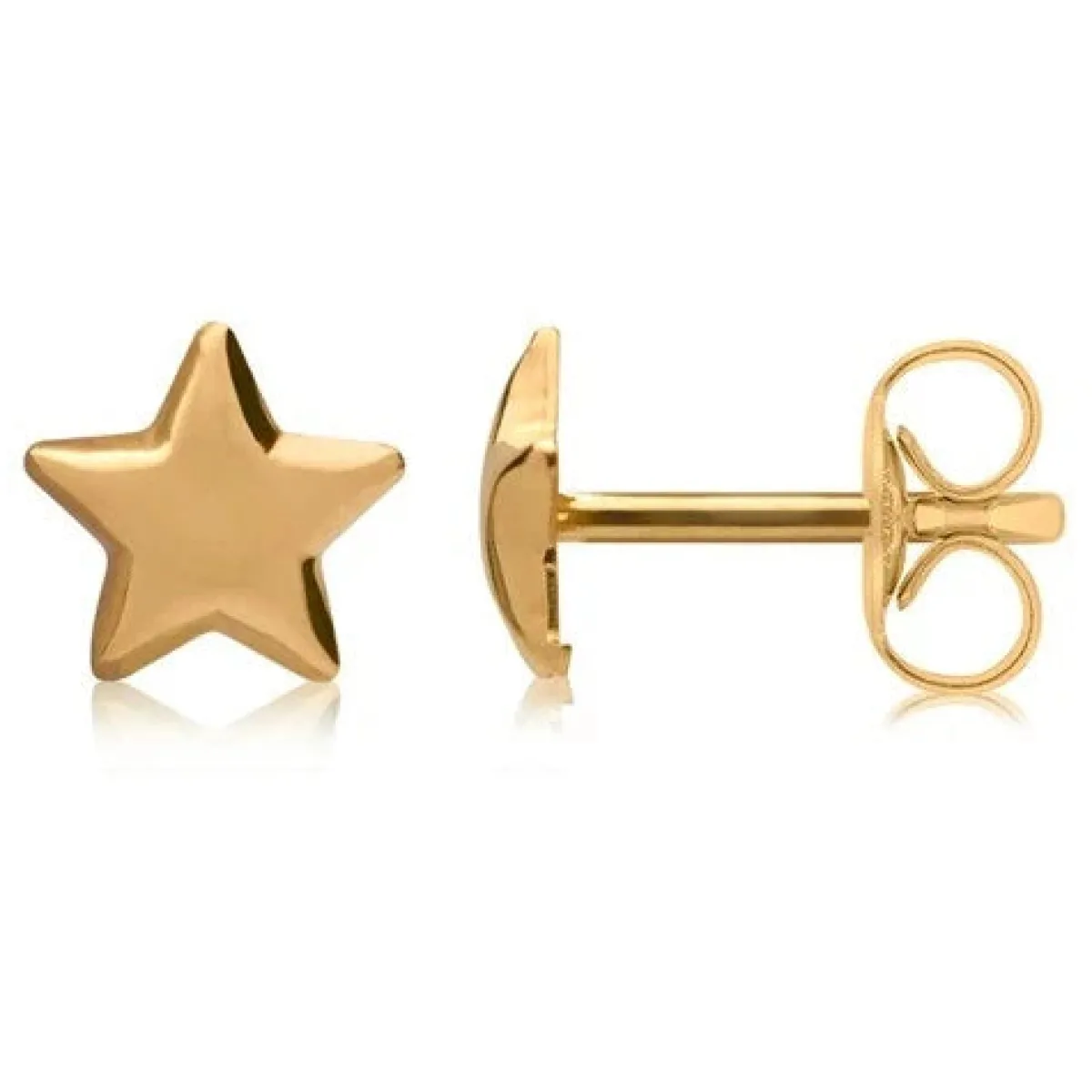 Schmuckladen Ohrstecker im Stern-Design aus 375er Gold^ Ohrstecker|Schmuck