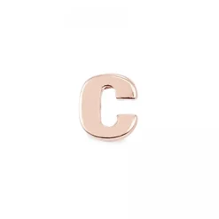 Schmuckladen Ohrstecker "C" | einzeln, 925 Sterlingsilber^ Ohrstecker|Schmuck