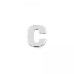 Schmuckladen Ohrstecker "C" | einzeln, 925 Sterlingsilber^ Ohrstecker|Schmuck