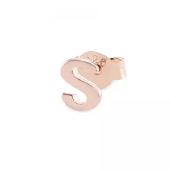 Schmuckladen Ohrstecker "S" | einzeln - 925 Sterlingsilber^ Ohrstecker|Schmuck