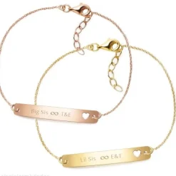 Schmuckladen Partnerarmbänder mit Herz | individuell gravierbar^ Schmuck