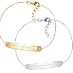 Schmuckladen Partnerarmbänder "For Two" | individuell gravierbar^ Schmuck