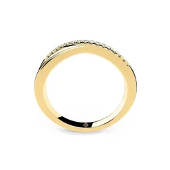 Schmuckladen Ring Cordelia mit Zirkonia - 925 Sterlingsilber^ Vergoldete Ringe|Silberringe