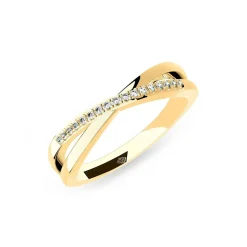 Schmuckladen Ring Cordelia mit Zirkonia - 925 Sterlingsilber^ Vergoldete Ringe|Silberringe