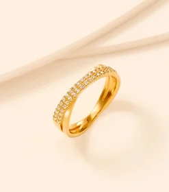 Schmuckladen Ring Double Zirkonia^ Weihnachten|Schmuck