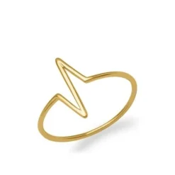 Schmuckladen Ring gezackt^ Vergoldete Ringe|Silberringe
