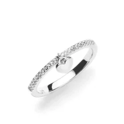 Schmuckladen Ring mit beweglichem Herz^ Valentinstag|Vergoldete Ringe