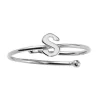 Schmuckladen Ring mit Buchstabe "S"^ Vergoldete Ringe|Buchstabenringe