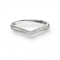 Schmuckladen Ring mit Zirkonia besetzt^ Vergoldete Ringe|Silberringe