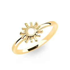 Schmuckladen Ring Sonne - 925 Sterlingsilber^ Vergoldete Ringe|Silberringe