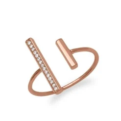 Schmuckladen Ring stabförmige Elemente^ Vergoldete Ringe|Schmuck