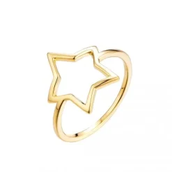 Schmuckladen Ring Stern - 925 Sterlingsilber^ Vergoldete Ringe|Schmuck