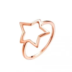 Schmuckladen Ring Stern - 925 Sterlingsilber^ Vergoldete Ringe|Schmuck
