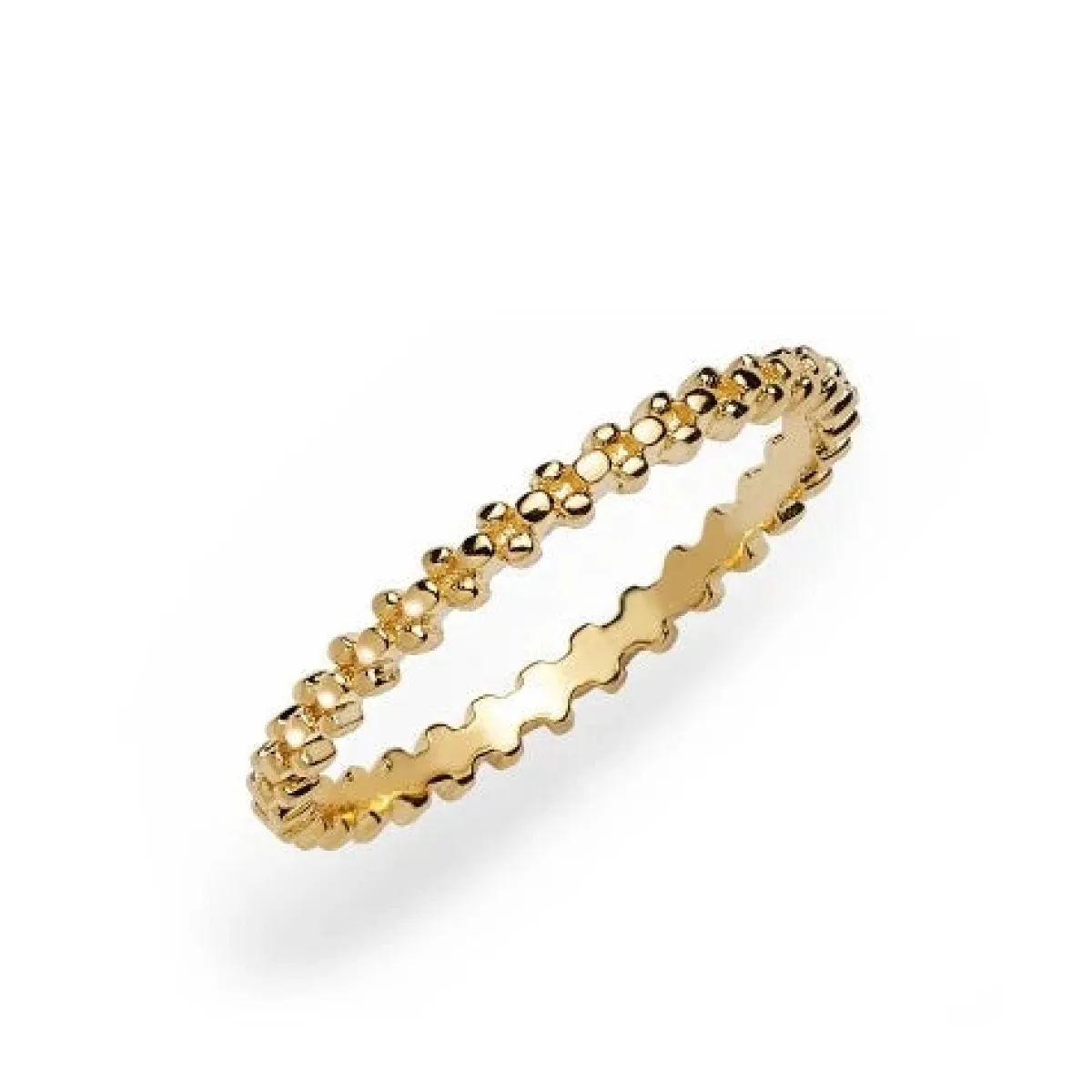 Schmuckladen Ring Tropfenkranz - 925 Sterlingsilber^ Vergoldete Ringe|Silberringe