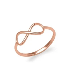 Schmuckladen Ring Unendlichkeitssymbol Infinity groß^ Vergoldete Ringe|Silberringe
