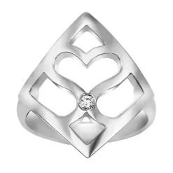 Schmuckladen Ring Weißgold Herzenssache by .de^ Schmuck
