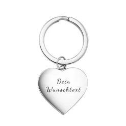 Schmuckladen Schlüsselanhänger Herz - auch mit Gravur^ Schmuck