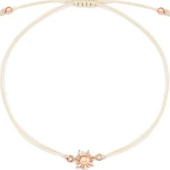 Schmuckladen Sonnen-Armband Sunny - 925 Sterlingsilber^ Muttertag|Stoffarmbänder