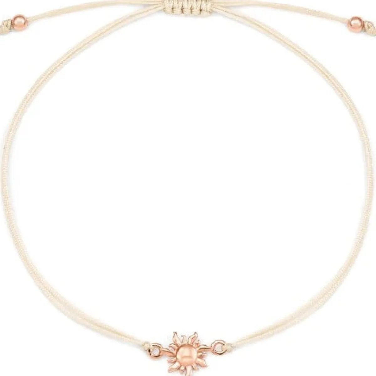 Schmuckladen Sonnen-Armband Sunny - 925 Sterlingsilber^ Muttertag|Stoffarmbänder
