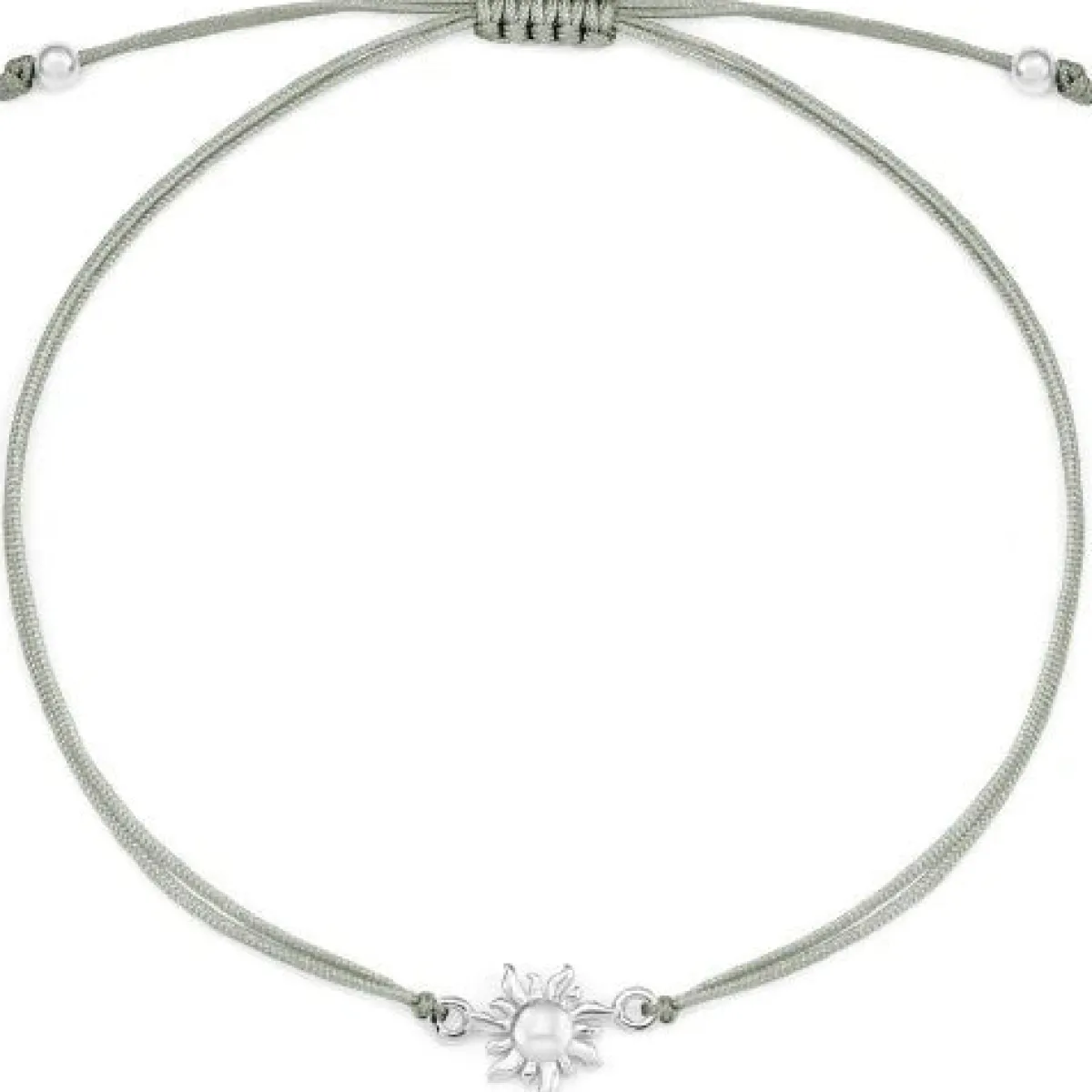 Schmuckladen Sonnen-Armband Sunny - 925 Sterlingsilber^ Muttertag|Stoffarmbänder