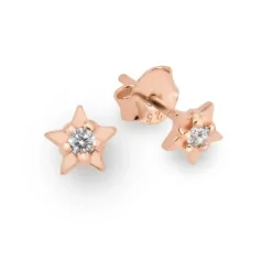 Schmuckladen Stern-Ohrringe Starlight mit Zirkonia - 925 Sterlingsilber^ Ohrstecker|Schmuck