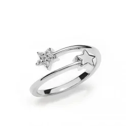 Schmuckladen Stern-Ring by Ernestine Palmert - 925 Sterlingsilber^ Vergoldete Ringe|Silberringe