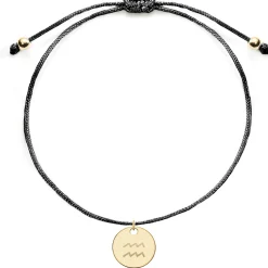 Schmuckladen Sternzeichen Armband | individuell gravierbar Gold Wassermann^ Edelstahl Armbänder|Stoffarmbänder