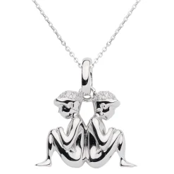 Schmuckladen Sternzeichen-Kette Symbol | 925 Sterlingsilber mit Zirkonia^ Sternzeichen-ketten|Schmuck