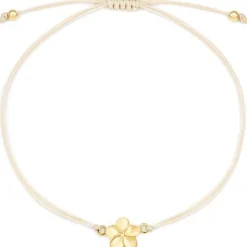 Schmuckladen Stoffarmband Blume - 925 Sterlingsilber^ Valentinstag|Stoffarmbänder
