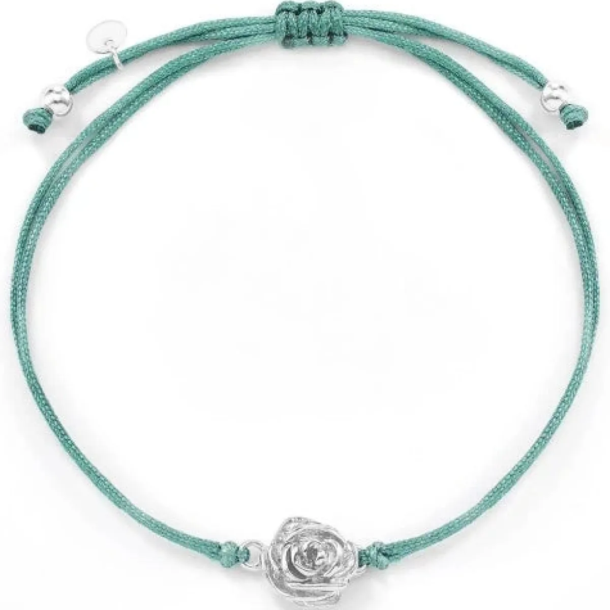 Schmuckladen Stoffarmband Desert Rose - 925 Sterlingsilber^ Stoffarmbänder|Schmuck