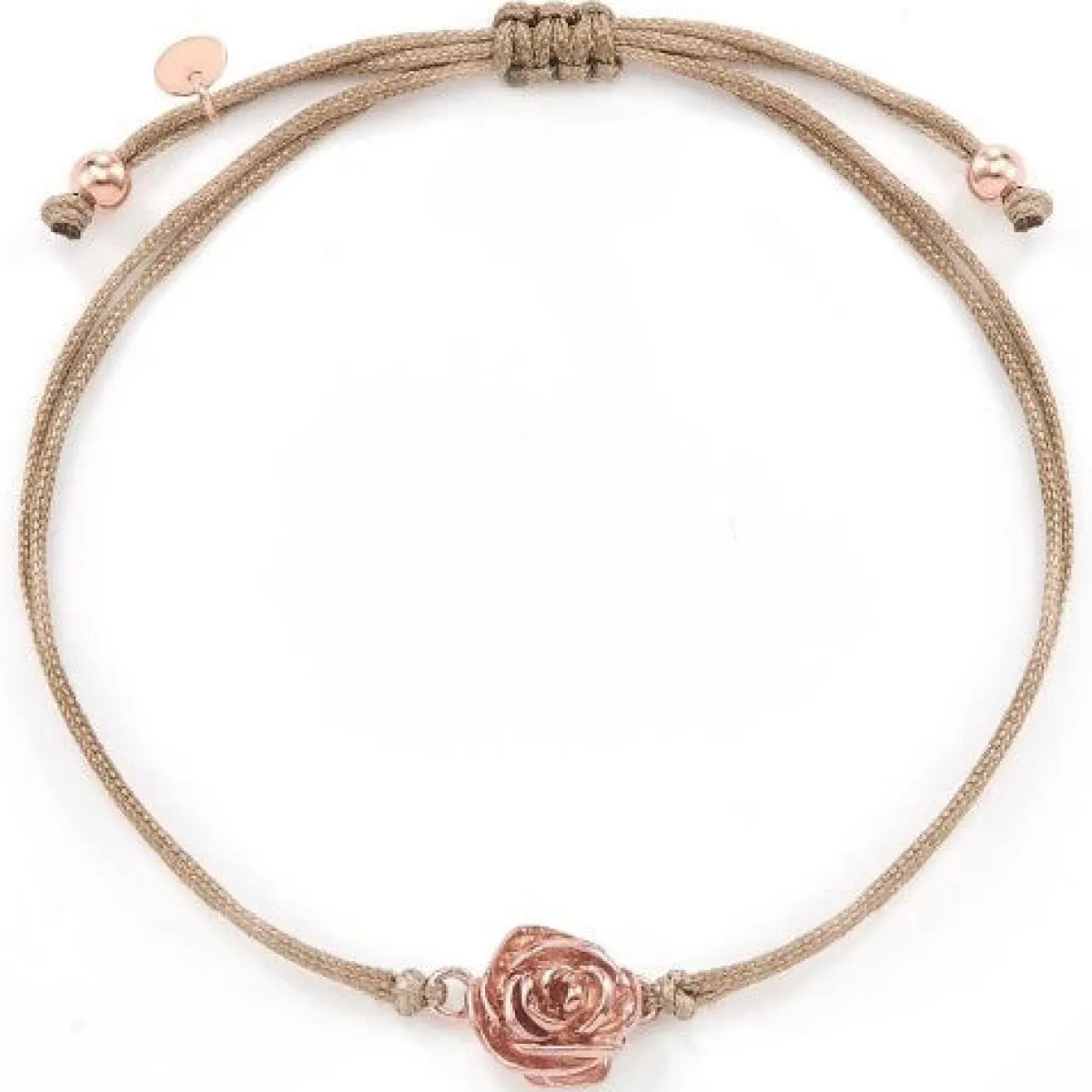 Schmuckladen Stoffarmband Desert Rose - 925 Sterlingsilber^ Stoffarmbänder|Schmuck
