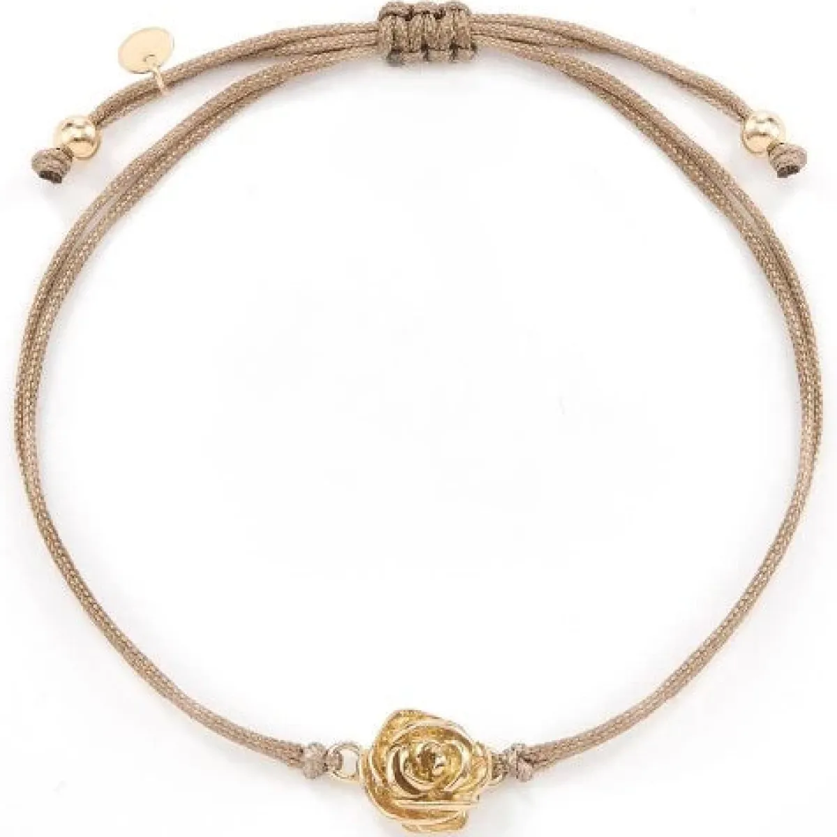 Schmuckladen Stoffarmband Desert Rose - 925 Sterlingsilber^ Stoffarmbänder|Schmuck