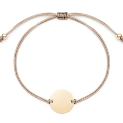 Schmuckladen Stoffarmband Dream mit Gravur^ Edelstahl Armbänder|Stoffarmbänder
