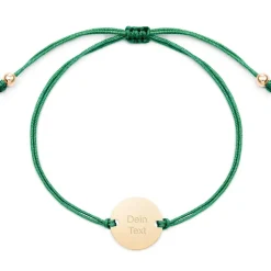 Schmuckladen Stoffarmband Dream mit Gravur^ Edelstahl Armbänder|Stoffarmbänder