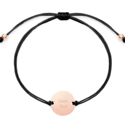 Schmuckladen Stoffarmband Dream mit Gravur^ Edelstahl Armbänder|Stoffarmbänder