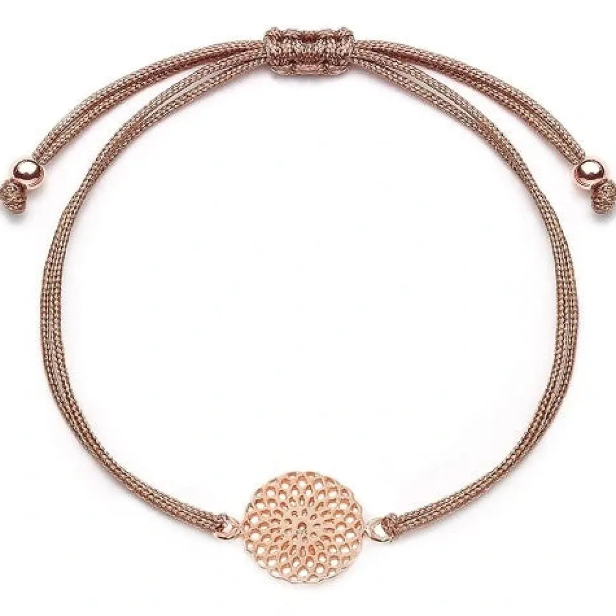Schmuckladen Stoffarmband Floral Love - 925 Sterlingsilber^ Stoffarmbänder|Schmuck