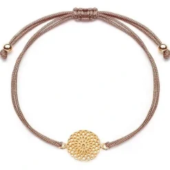 Schmuckladen Stoffarmband Floral Love - 925 Sterlingsilber^ Stoffarmbänder|Schmuck