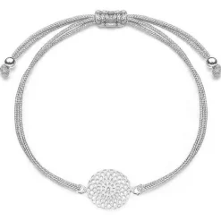 Schmuckladen Stoffarmband Floral Love - 925 Sterlingsilber^ Stoffarmbänder|Schmuck