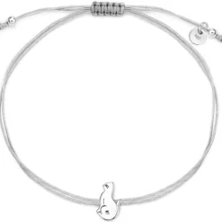 Schmuckladen Stoffarmband Katze - 925 Sterlingsilber^ Stoffarmbänder|Schmuck