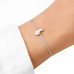 Schmuckladen Stoffarmband Katze - 925 Sterlingsilber^ Stoffarmbänder|Schmuck