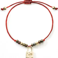 Schmuckladen Stoff-Armband Liebesschloss mit Gravur | silber oder^ Edelstahl Armbänder|Stoffarmbänder