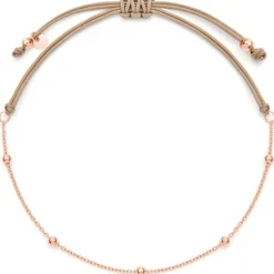 Schmuckladen Stoffarmband Little Shine - 925 Sterlingsilber^ Stoffarmbänder|Schmuck