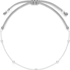 Schmuckladen Stoffarmband Little Shine - 925 Sterlingsilber^ Stoffarmbänder|Schmuck
