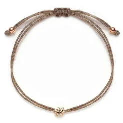 Schmuckladen Stoffarmband Lotusblüte - 925 Sterlingsilber^ Stoffarmbänder|Schmuck
