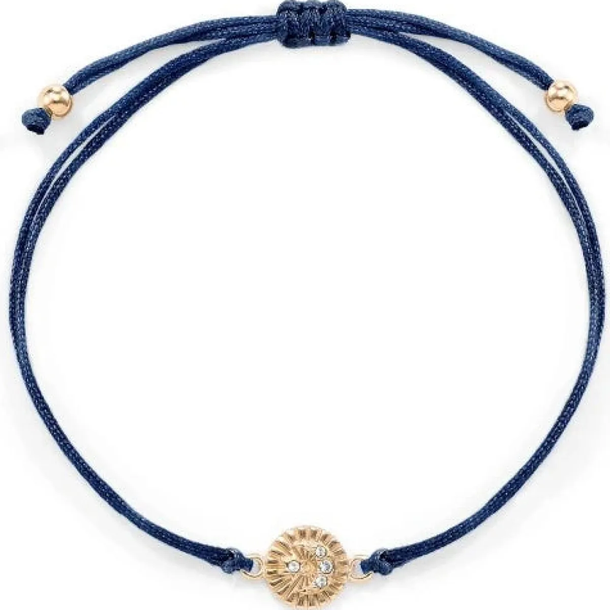 Schmuckladen Stoffarmband Night Sky mit Zirkonia - 925 Sterlingsilber^ Stoffarmbänder|Schmuck